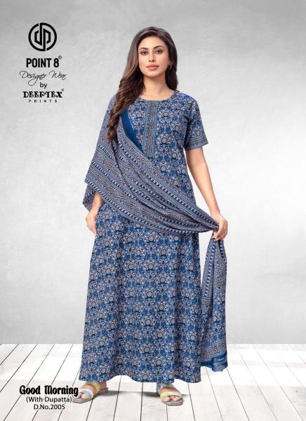 Deeptex Good Morning Vol-2 – Nighty With Dupatta - Wholesale Catalog