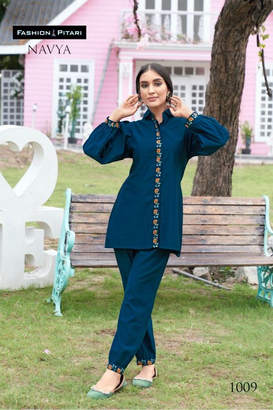 Fashion Pitari Navya Gadwal Silk Co Ord Set Wholesale Catalog