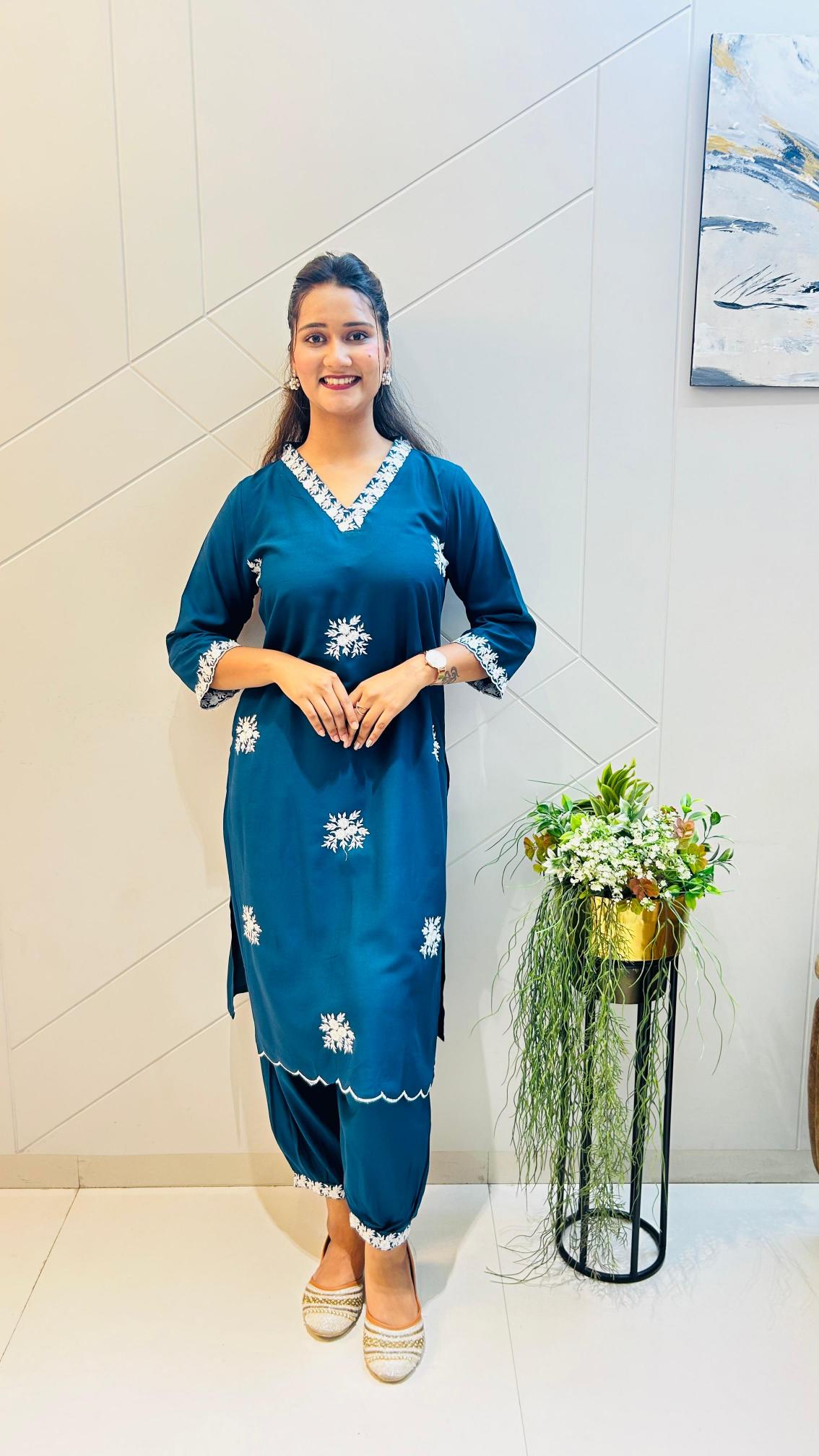 Felocity Premium rayon best ikat kurtis online india