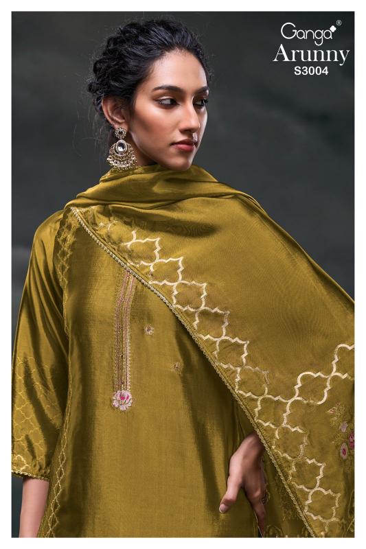 Ganga Arunny 3004 Premium Pure Viscose Salwar Suits wholesale catalog