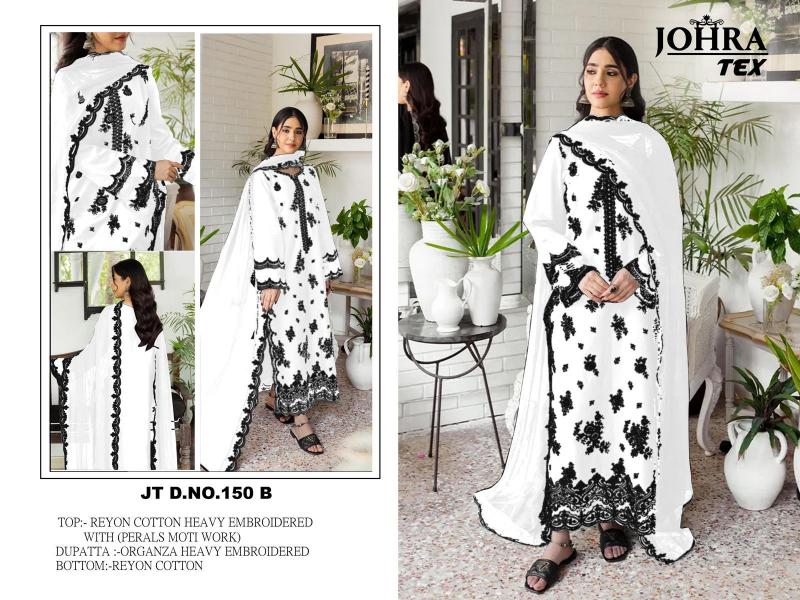 Johra Tex 150 B Embroidered wholesale pakistani suits online