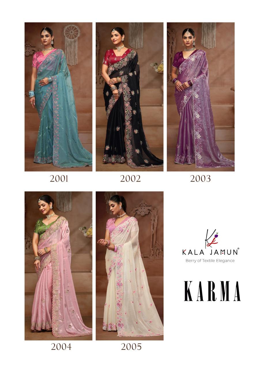 Kala Jamun Karma fancy sarees online india