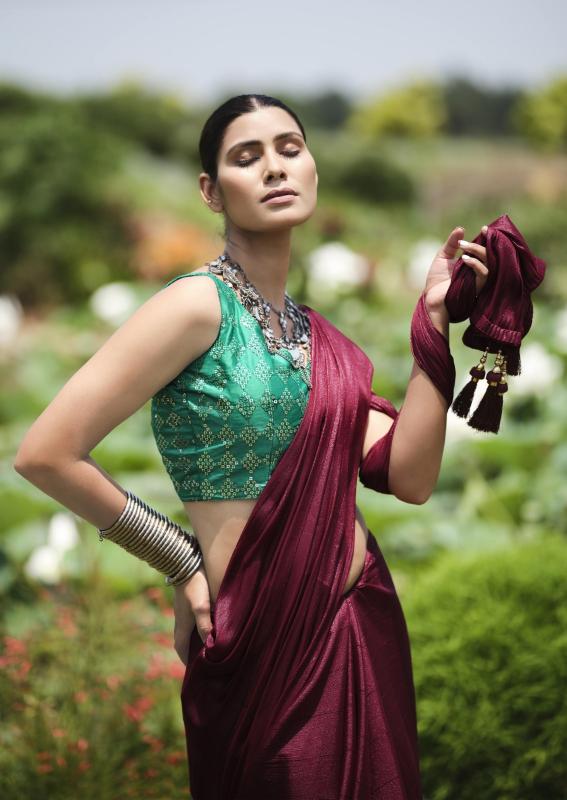 Kashvi Neel Vol 10 satin saree price in india