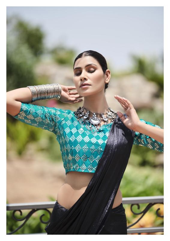 Kashvi Neel Vol 10 satin saree price in india