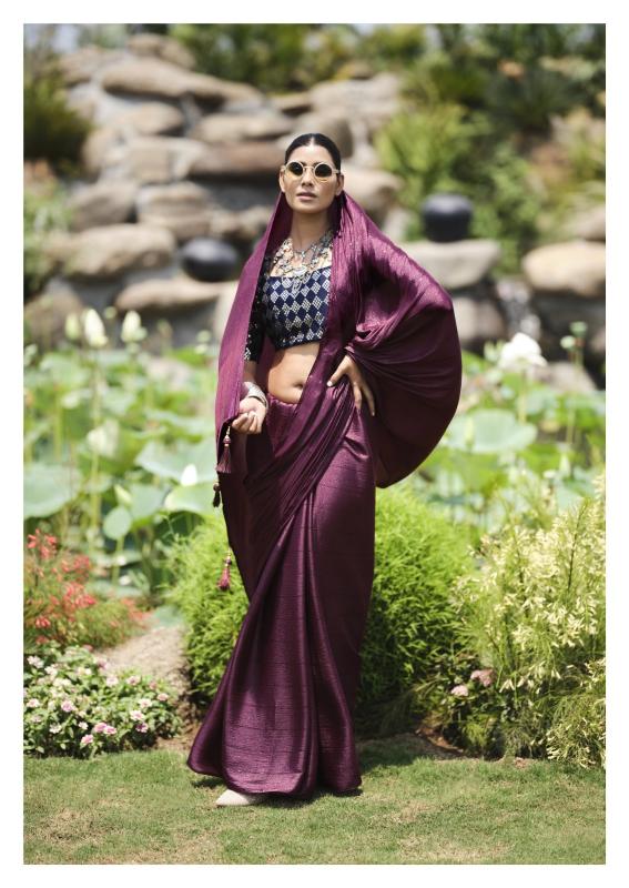 Kashvi Neel Vol 10 satin saree price in india