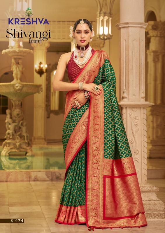 Kreshva Shivangi banarasi silk saree price in india