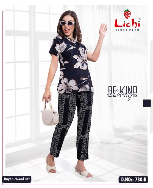 Lichi 730 Co Ord Set Wholesale Catalog