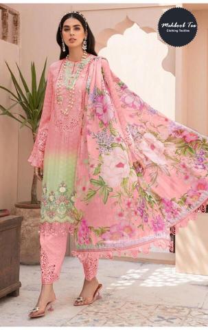 Mehboob Tex 1453 Cotton Dupatta pakistani replica suits wholesale