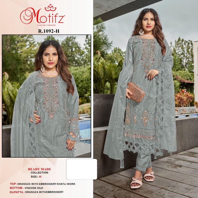 Motifz R 1092 orgnaza Pakistani Suits Wholesale Catalog