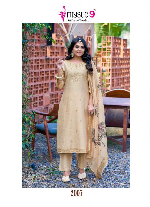 Mystic 9 Fiza Vol 2 Banglore Silk Kurti Wholesale Catalog