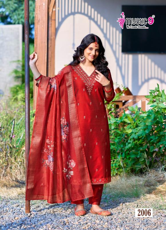 Mystic 9 Fiza Vol 2 Banglore Silk Kurti Wholesale Catalog