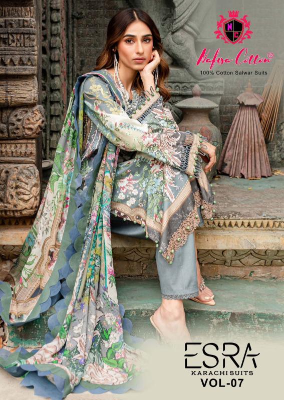 Nafisa Esra Karachi VOL- 07 pakistani lawn suits wholesale in dubai