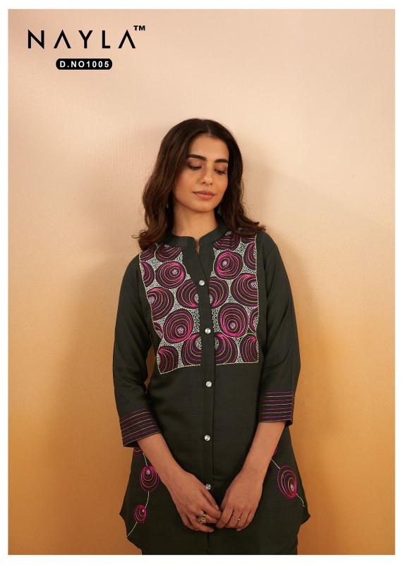 Nayla Amaze Viscose silk Co Ord Set Wholesale Catalog