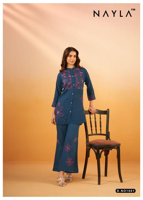 Nayla Amaze Viscose silk Co Ord Set Wholesale Catalog