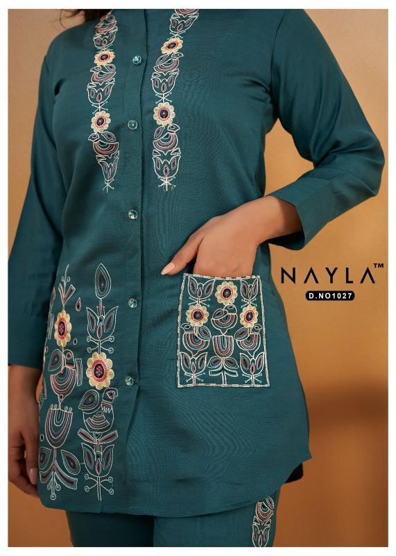 Nayla Amaze Viscose silk Co Ord Set Wholesale Catalog