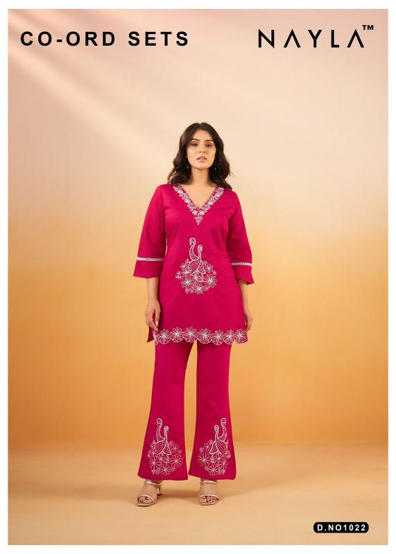 Nayla Amaze Viscose silk Co Ord Set Wholesale Catalog