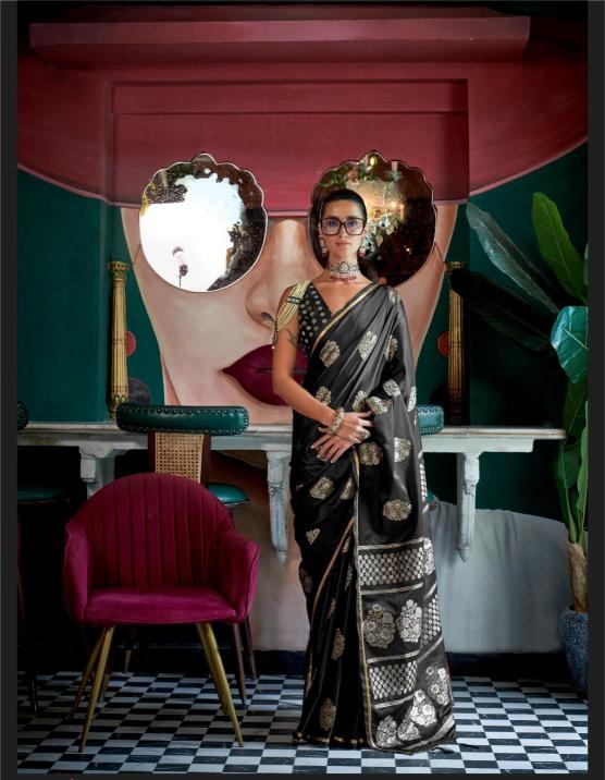 Rajtex Kanthkala Topaz types of handloom sarees in india