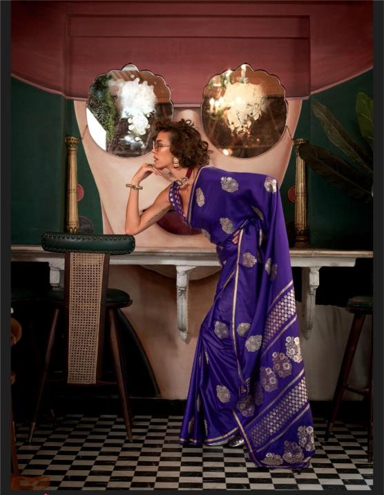 Rajtex Kanthkala Topaz types of handloom sarees in india