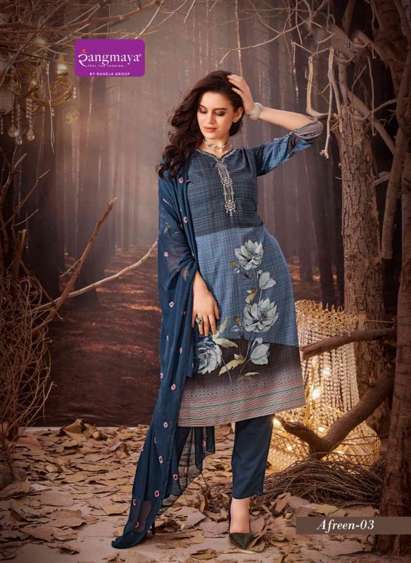 Rangmaya Afreen Digital Rayon Kurti Wholesale catalog 