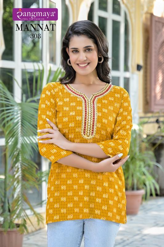 Rangmaya Mannat Vol 3 fabtex india kurtis