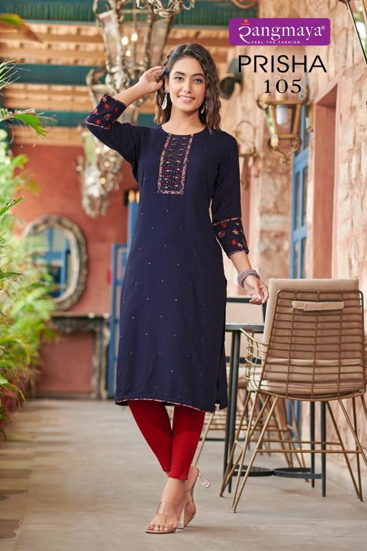 Rangmaya Prisha winter short kurtis online shopping in india