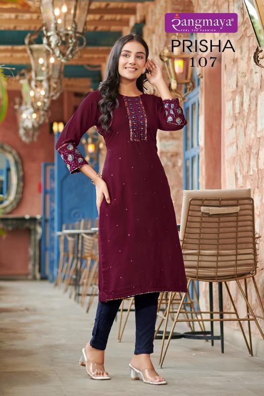 Rangmaya Prisha winter short kurtis online shopping in india