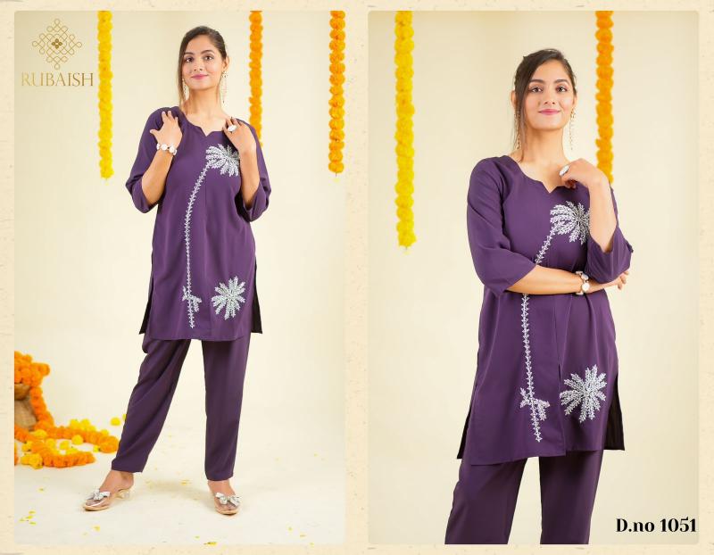 Rubaish Handwork Co Ords Wholesale Catalog