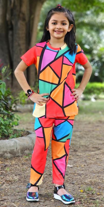 Sabella Ak Girl Co Ord Set Vol 2 Poly Spendex Girls Wear Wholesale Catalog 