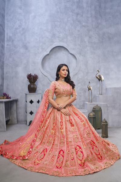 Sabella Banaavat Gazal Set 10 Organza Silk Fancy lehenga wholesale market in pune