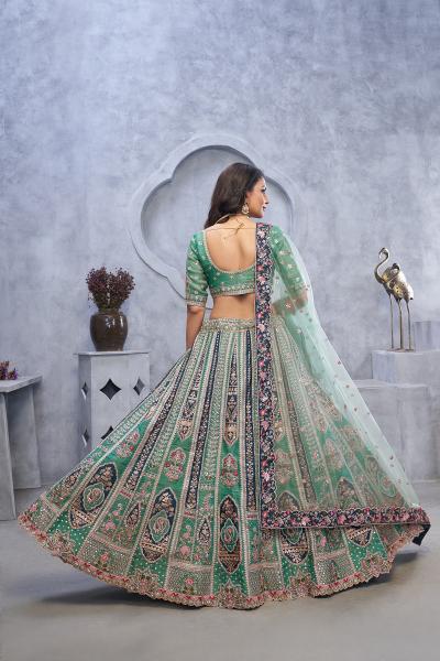 Sabella Banaavat Gazal Set 10 Organza Silk Fancy lehenga wholesale market in pune