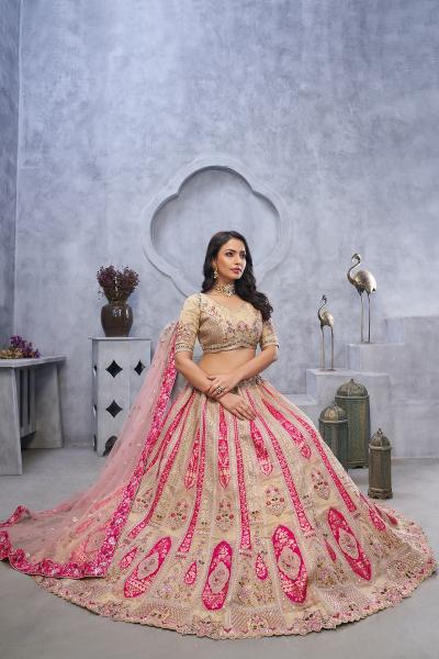 Sabella Banaavat Gazal Set 10 Organza Silk Fancy lehenga wholesale market in pune