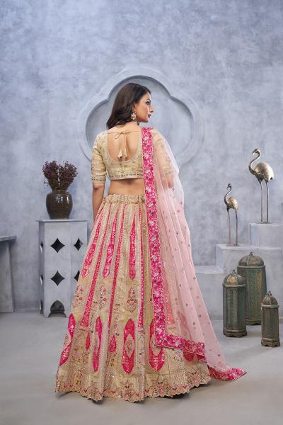 Sabella Banaavat Gazal Set 10 Organza Silk Fancy lehenga wholesale market in pune
