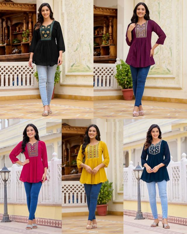 Sabella Bubbly Vol 3 Georgette western short dress for women