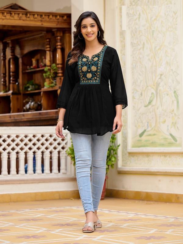 Sabella Bubbly Vol 3 Georgette western short dress for women