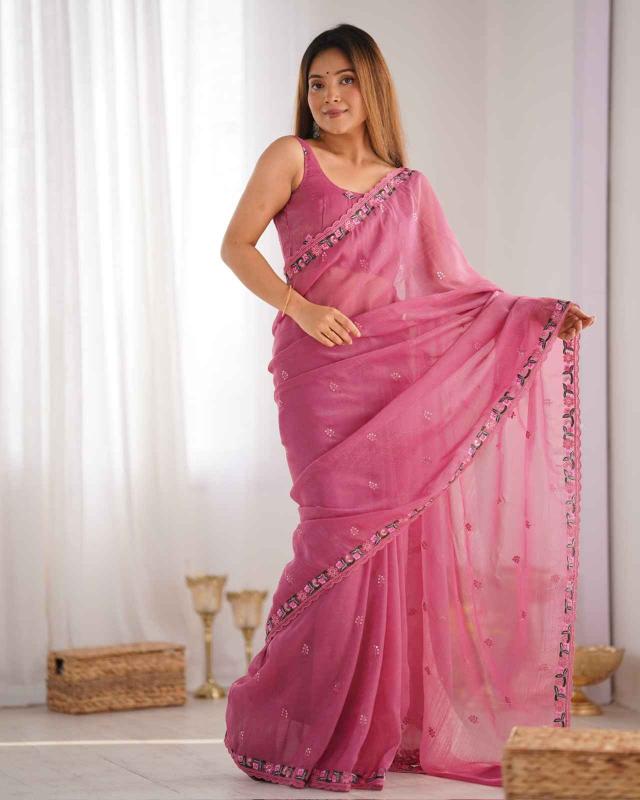 Sabella Kc 839 Sequence Embroidery Silk Saree Wholesale catalog 