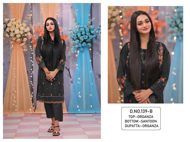 Sabella KF 139 Organza With Sequence Embroidery Salwar Kameez Wholesale catalog