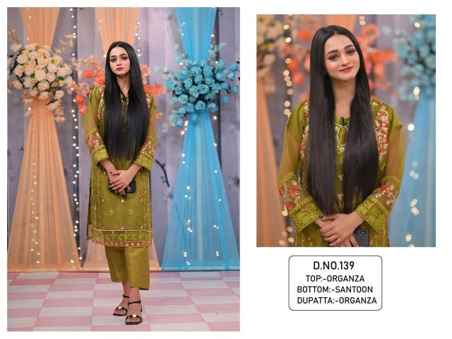 Sabella KF 139 Organza With Sequence Embroidery Salwar Kameez Wholesale catalog