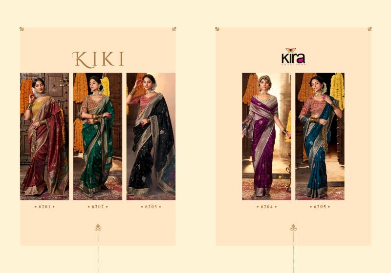 Sabella Kira Kiki Silk Weaving designer wear sarees online india