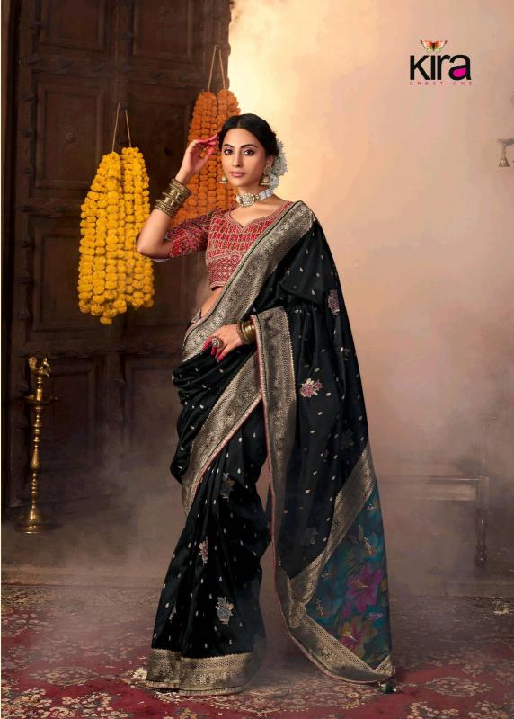 Sabella Kira Kiki Silk Weaving designer wear sarees online india