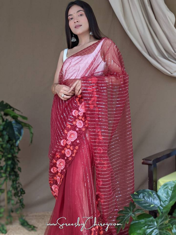 Sabella Murari Vol 1 Beautiful Sequence Worked net sarees online india