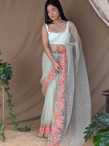 Sabella Murari Vol 1 Beautiful Sequence Worked net sarees online india