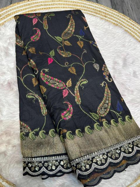 Sabella Pure Crepe Khadi Silk Vol 7 essence of india saree