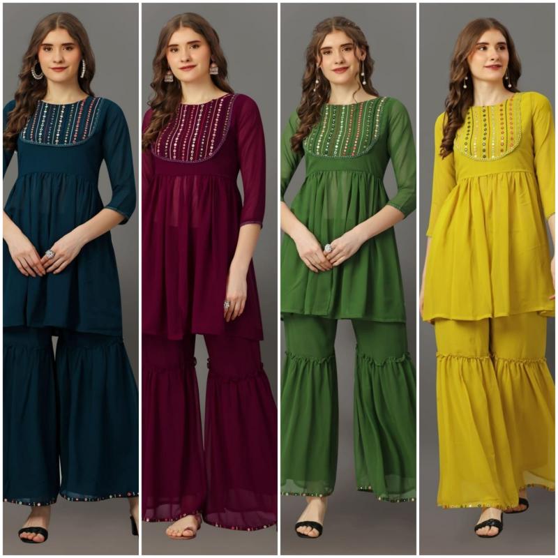 Sabella Shakun Vol 1 Fancy Georgette kurtis online india