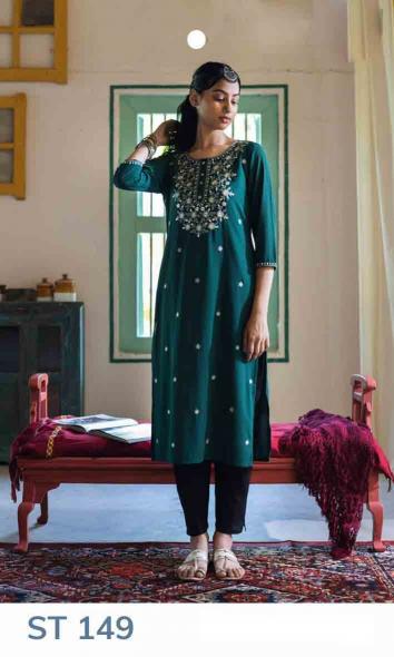 Sabella ST 149 lakhnavi kurti online india