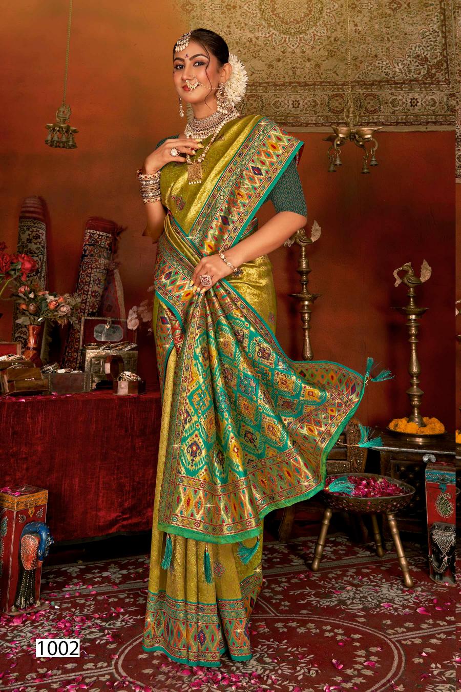 Saroj Dhadkan Tissue Swarovski vol.3 Tissue silk saree  in surat with price wholesale