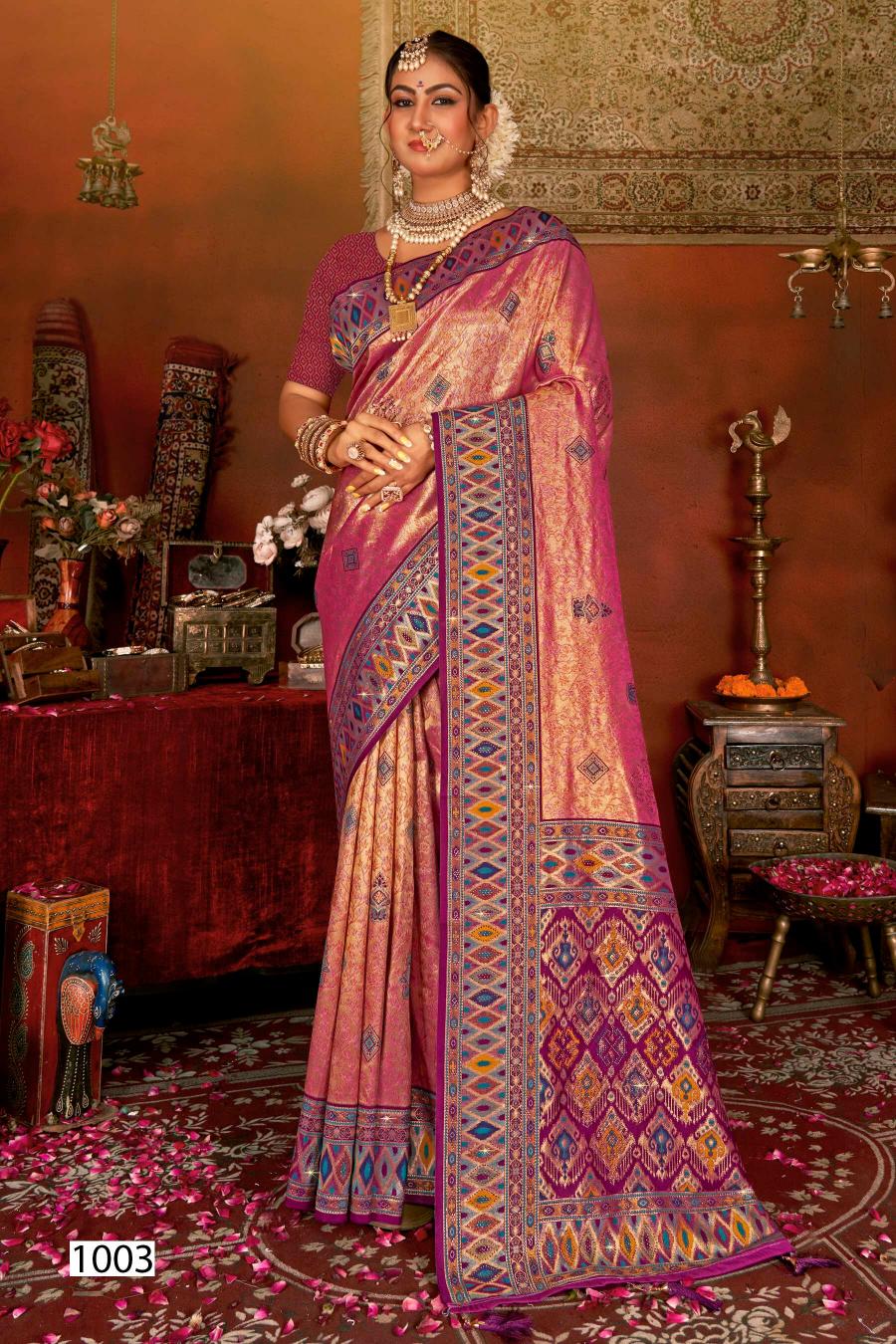 Saroj Dhadkan Tissue Swarovski vol.3 Tissue silk saree  in surat with price wholesale