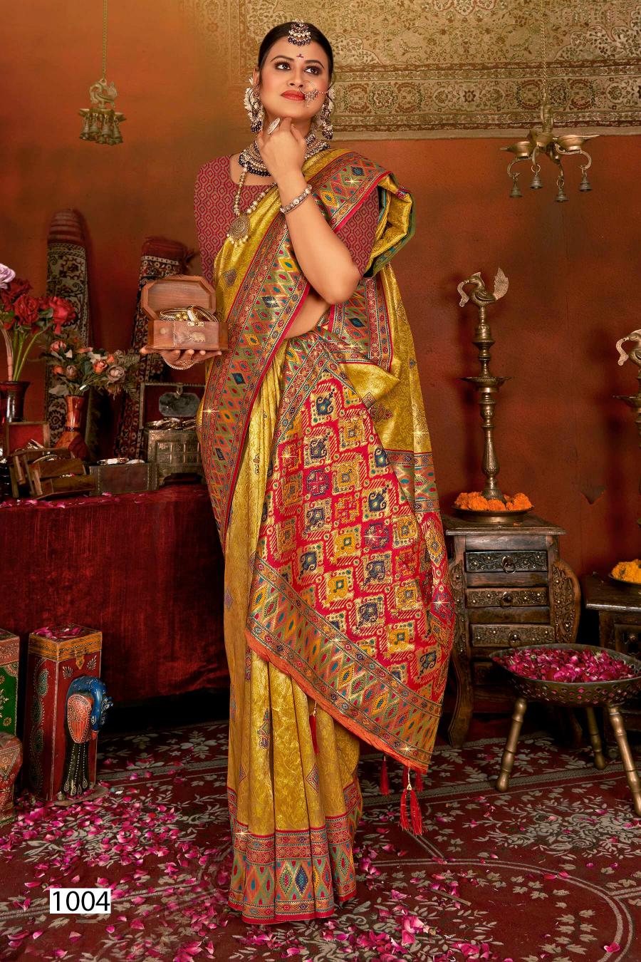 Saroj Dhadkan Tissue Swarovski vol.3 Tissue silk saree  in surat with price wholesale