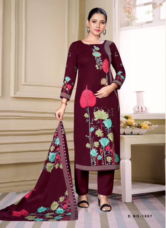 SAT Pashmina Shwal Suit Vol-14 – Dress Material - Wholesale Catalog