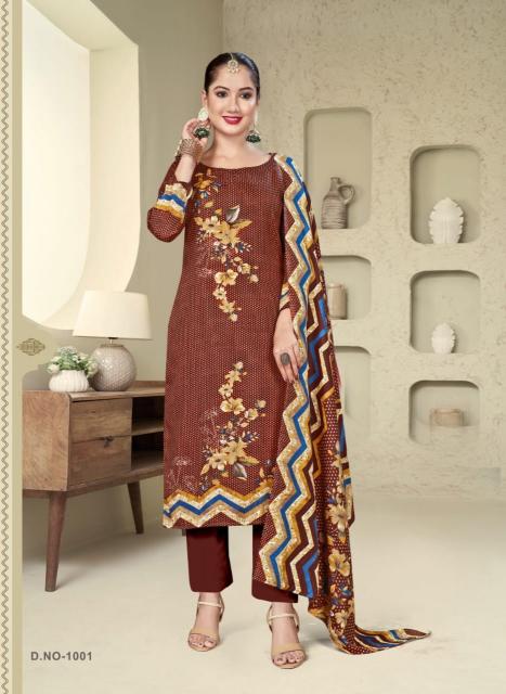 SAT Pashmina Shwal Suit Vol-15 – Dress Material - Wholesale Catalog