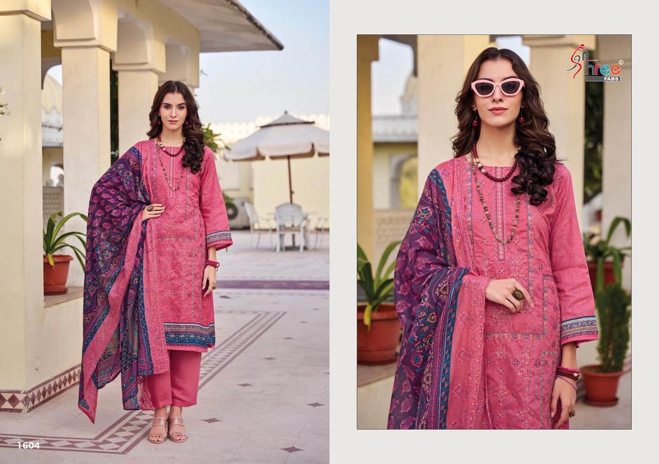 Shree Bin Saeed Lawn Collection Vol 16 Salwar Kameez Wholesale Catalog